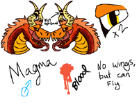 Magma- Dragon OC For @Terri_The_Dog