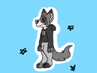 Art trade (I've never drawn a furry before :,))