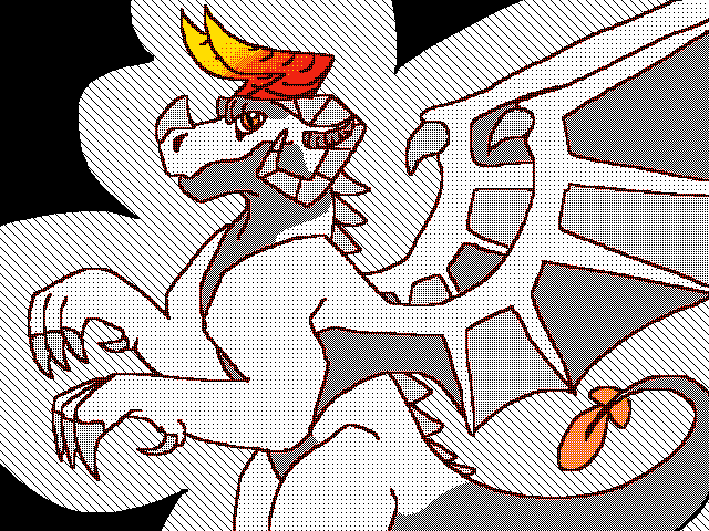 Hawk as a dragon version 2