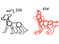 How I draw bases then vs now