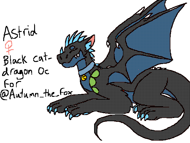 Astrid- dragon OC for @Autumn_the_fox