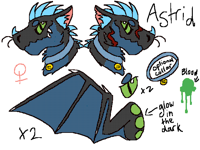 Astrid- dragon OC for @Autumn_the_fox