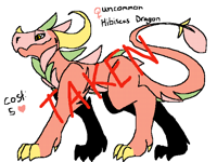 Hibiscus Flower Dragon Adopt!!