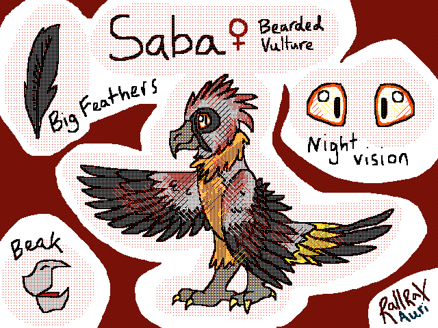 My first bird oc :0