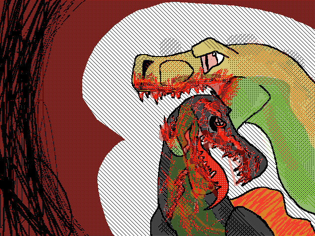 Angry carcharodontosaurus (I was bored