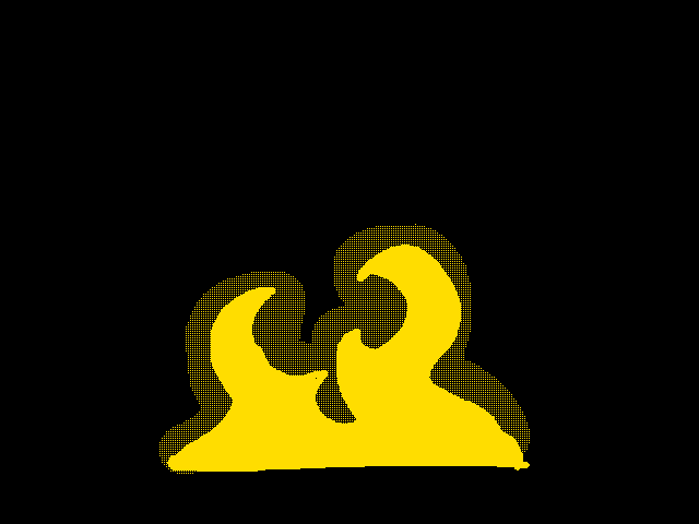 Smooth fire animation
