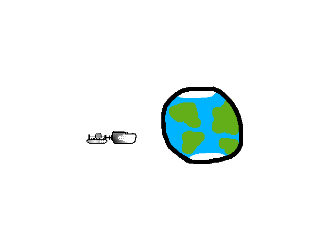 Earth's in the way / glitchgun