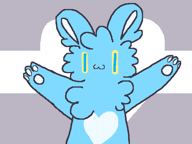 Anyone wants a hug from MR fluffy bunny