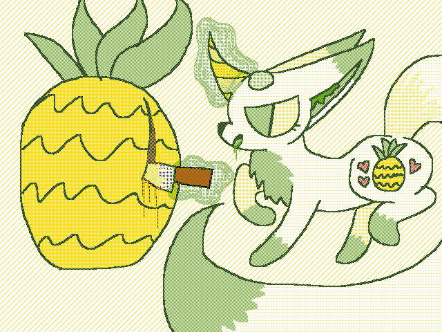 Live drawing| wut?!!! Pineapple done