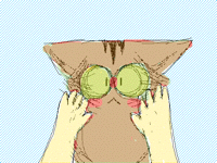 My cat likes wen i rub his cheeks