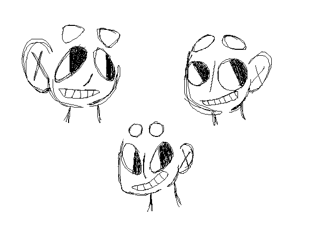 Practicing: face shapes