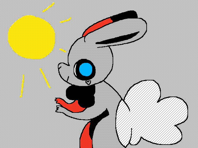 My lil sis weird character
