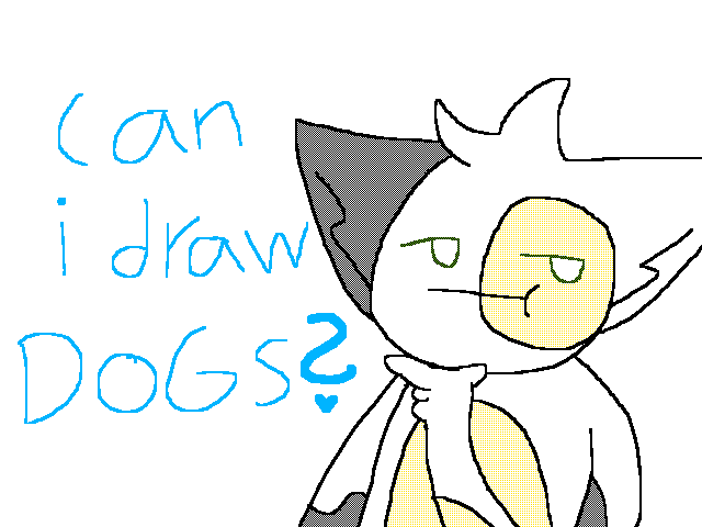 Can i draw dogs?