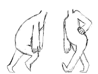 Practicing: walking styles