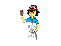 Ash and pickahu