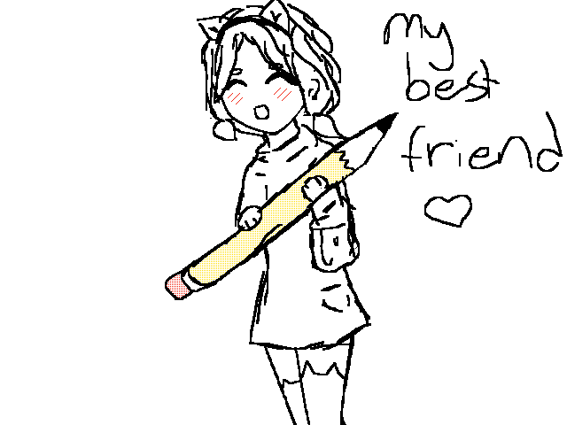 My best friend the pencil