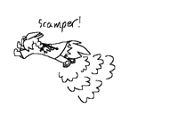 there he goes