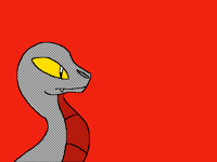 Aw man he’s a snake man (flashing)