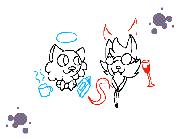 When you can’t be bothered drawing humans