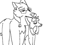 wolf Van Hohenheim and fox-wolf Ed