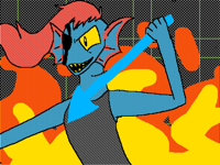 Undyne Faux Battle
