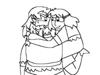 Human Greystripe and Stormpaw(fur)