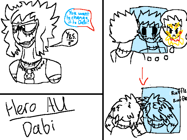 Hero AU Dabi