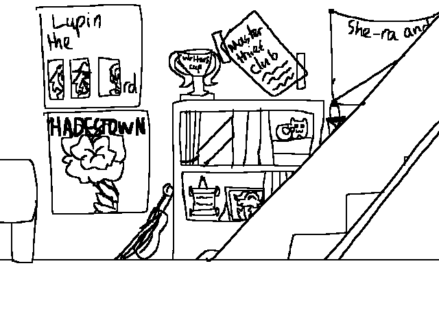 rosa's room sketch doodle thing