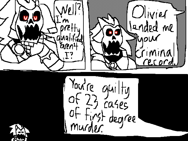 My dark sense of humour has done it again