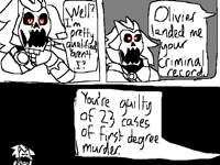 My dark sense of humour has done it again