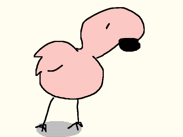 Flamingo dance animation