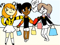 Shopping with my bff's
