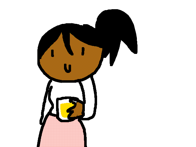 Drink juice animation