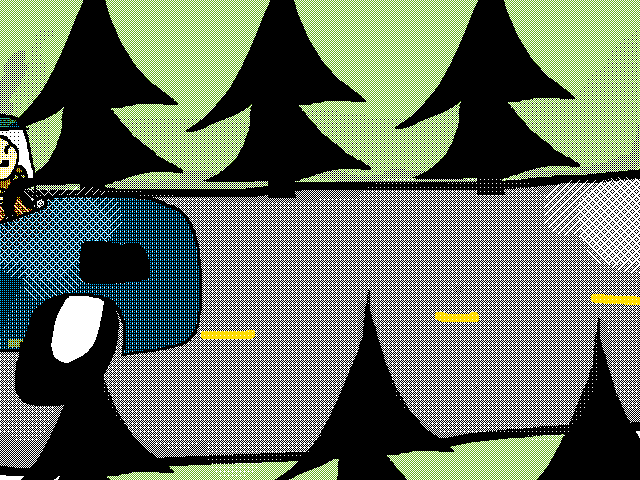 Car driving animation