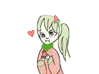 Watermelon girl animation