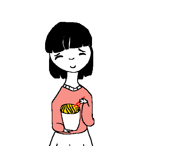 EATING Noodles animation