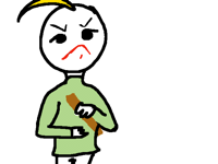 Baldi and his ruler animation