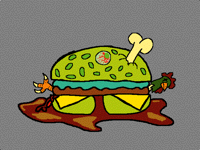 Zombie Chicken Burger@oreoz