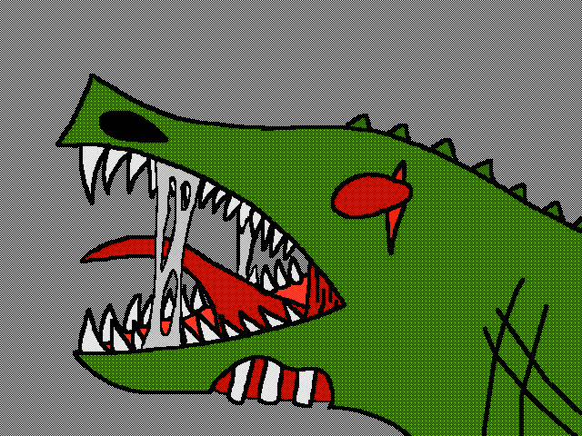 Zombie Gator(2nd Draw)