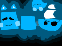 The blue team!