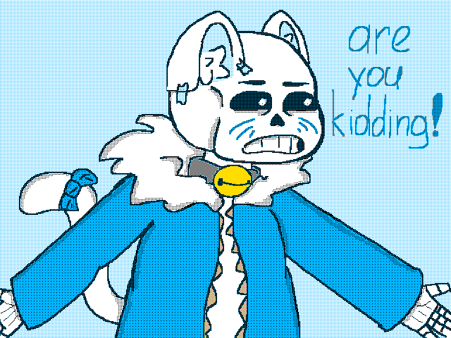 I originally painted for this cat-Sans
