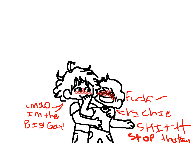 first reddie drawing on folioscope