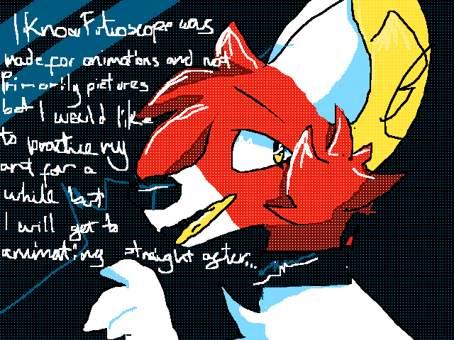 You probably can't read this but...