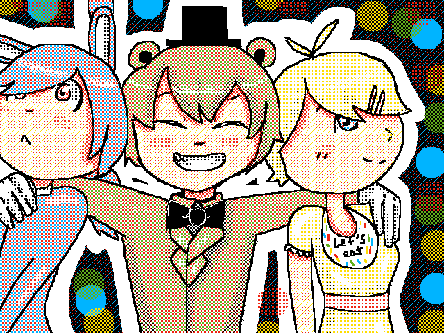 Some characters of Fnaf