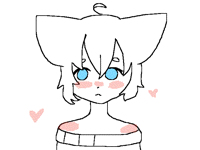 Blushing animation
