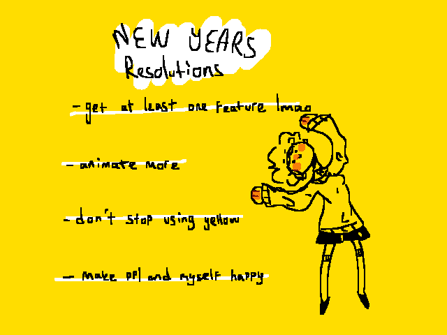 n e w  y e a r s  r e s o l u t i o n s