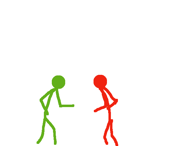 Im starting to make stickmen fight