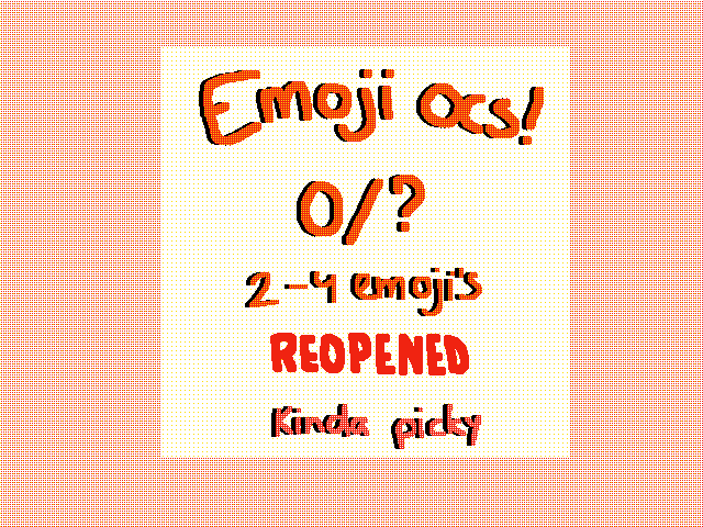 Emoji OC’s (: