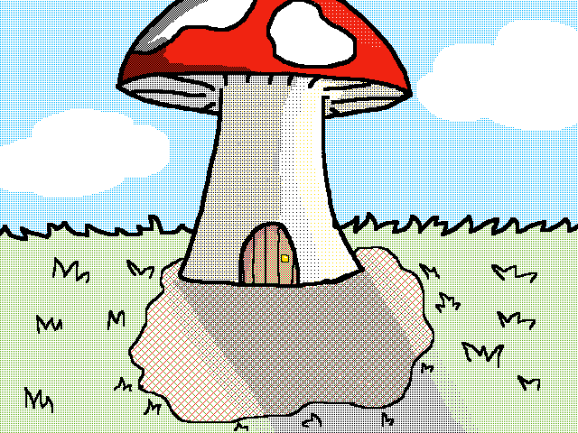My little mushroom house