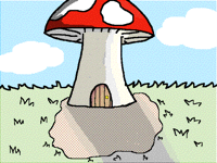 My little mushroom house